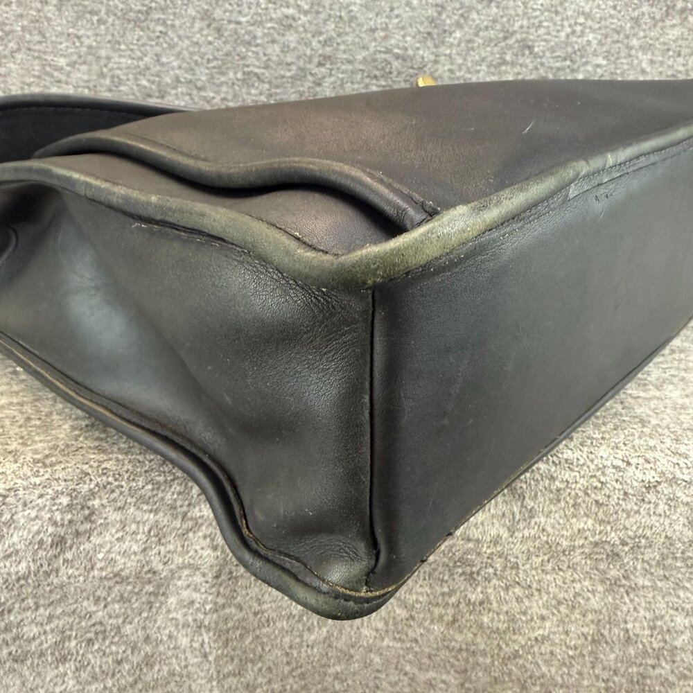 ✅VTG Coach Beekman 5266 Black Leather Briefcase Business Messenger/Laptop Bag - Picture 14 of 16